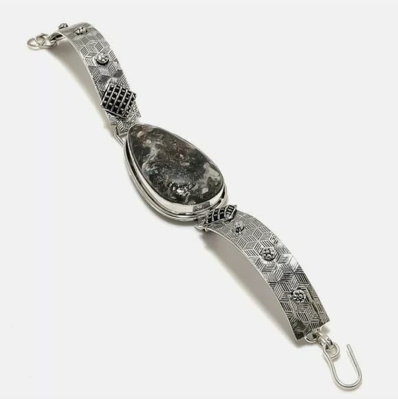 New Seraphinite Silver Bracelet. - Picture 2 of 13